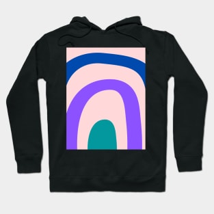 Boho pastel rainbow pattern Hoodie